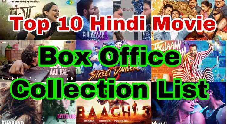 Top 10 Hindi Movies Box Office collection list 2020