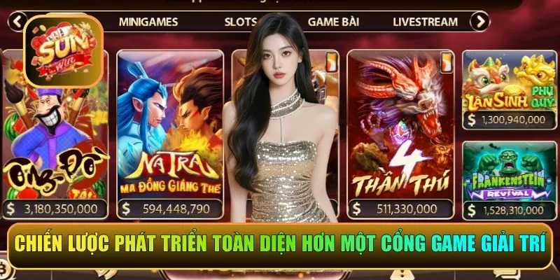 Chiến lược phát triển toàn diện hơn một cổng game giải trí